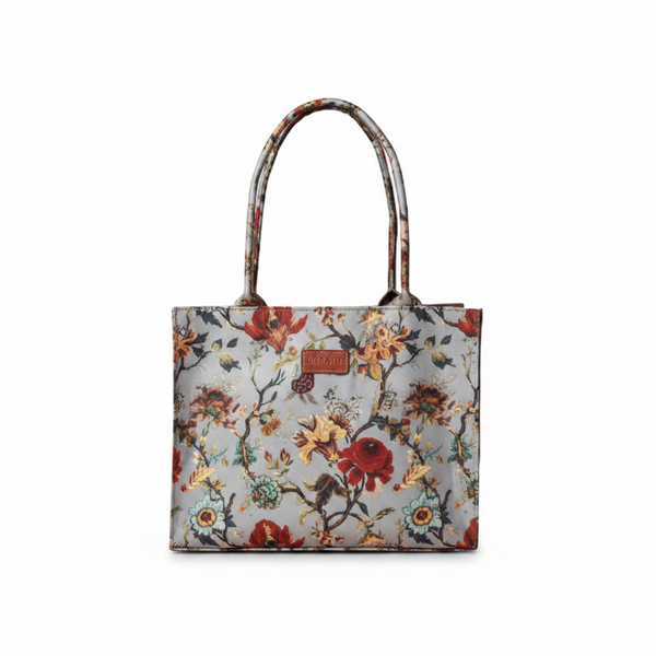 Floral tote bag