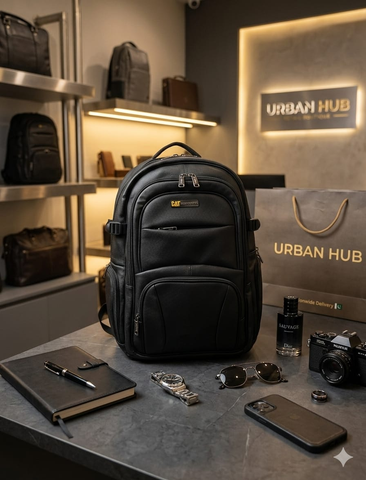 CAT Caterpillar Premium Backpack lifestyle shot